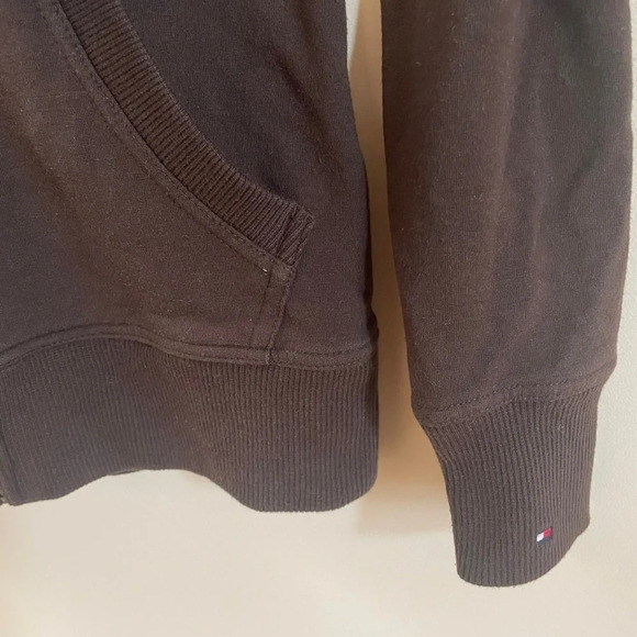 Vintage  Y2K brown Tommy Hilfiger full zip hoodie - Picture 3 of 4